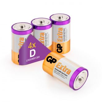 D MONO BATTERIES 4-PACK