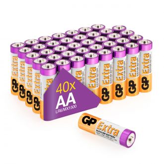 AA MIGNON BATTERIES 40-PACK